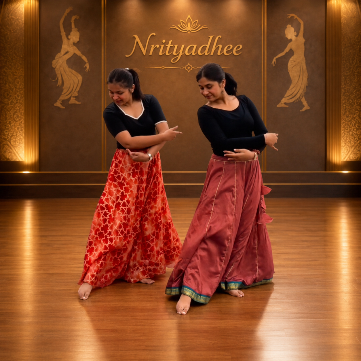 Surbhi Verma and Priyasha Jain — co-founders of Nrityadhee