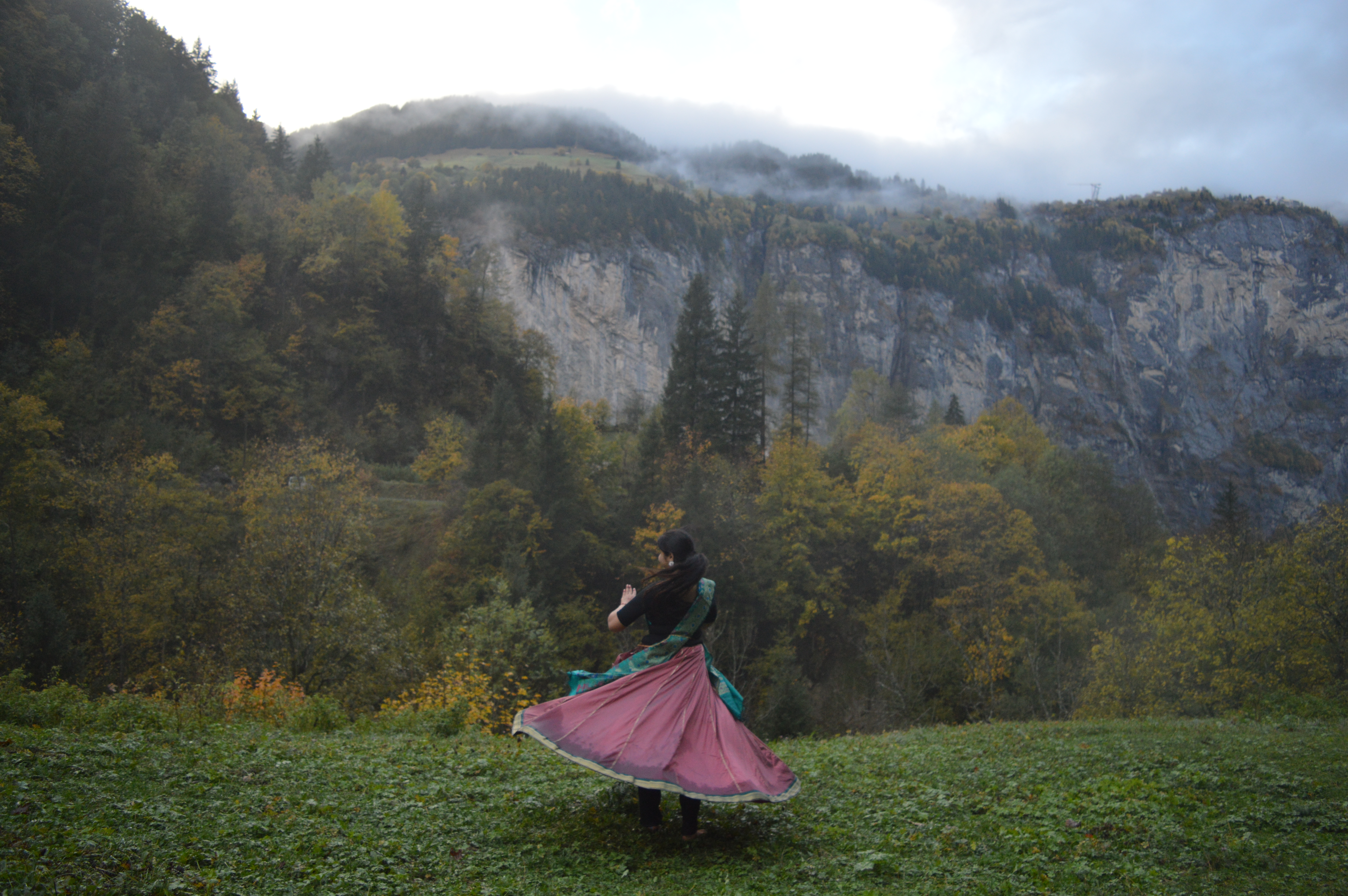 Dance spin in nature