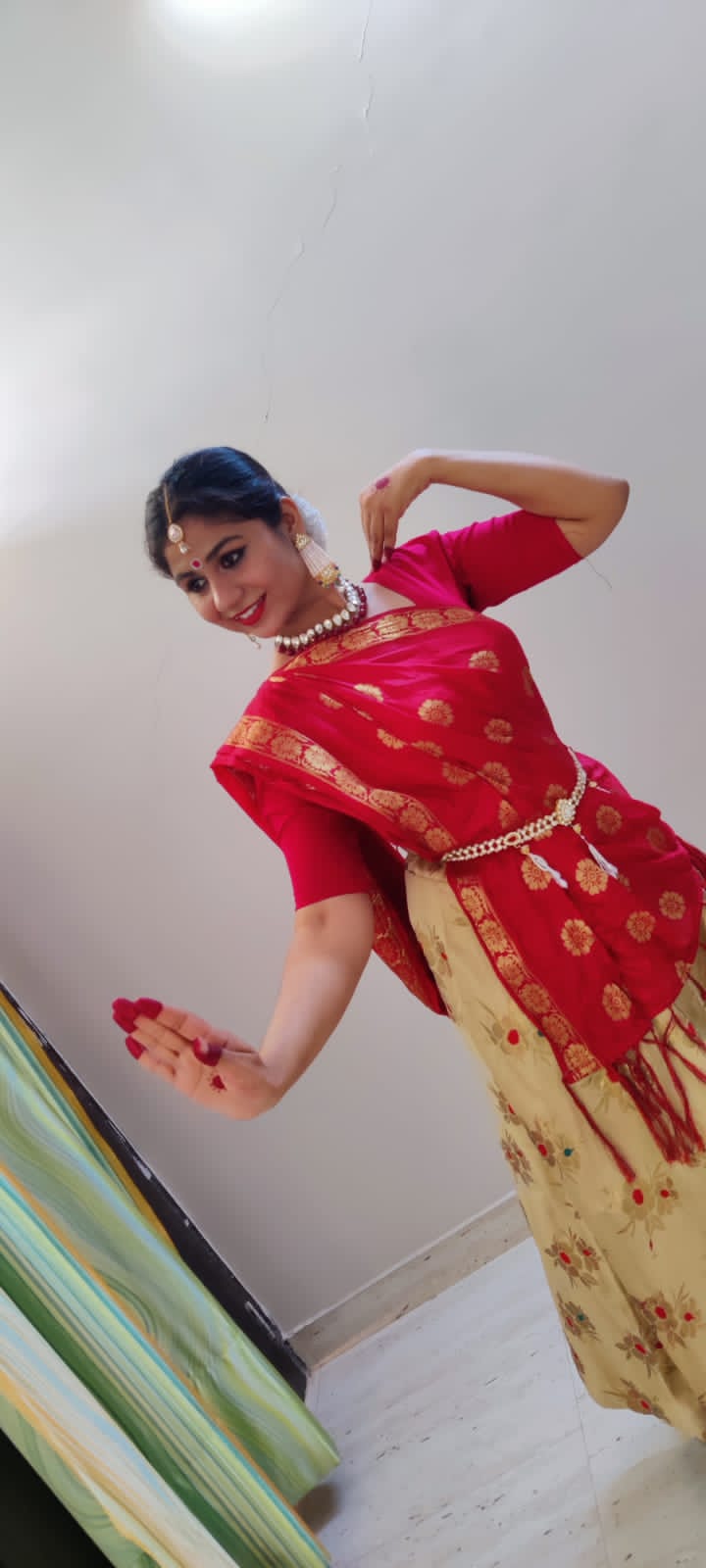 Classical Kathak pose